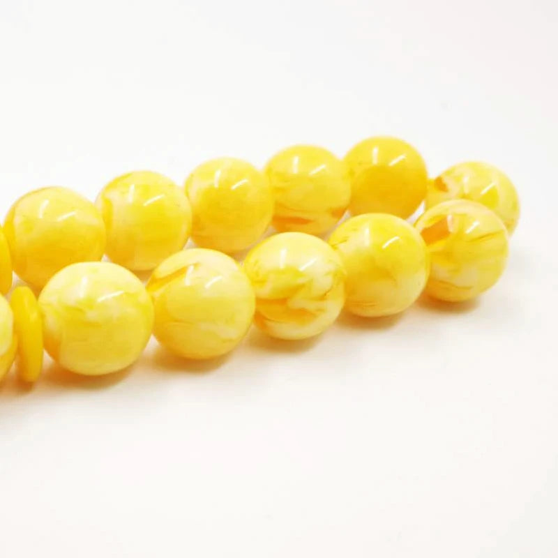 Tasbih yellow resin 33 beads bracelet Royal handmade tassels Turkish design Misbaha Muslim eid ramadan gift