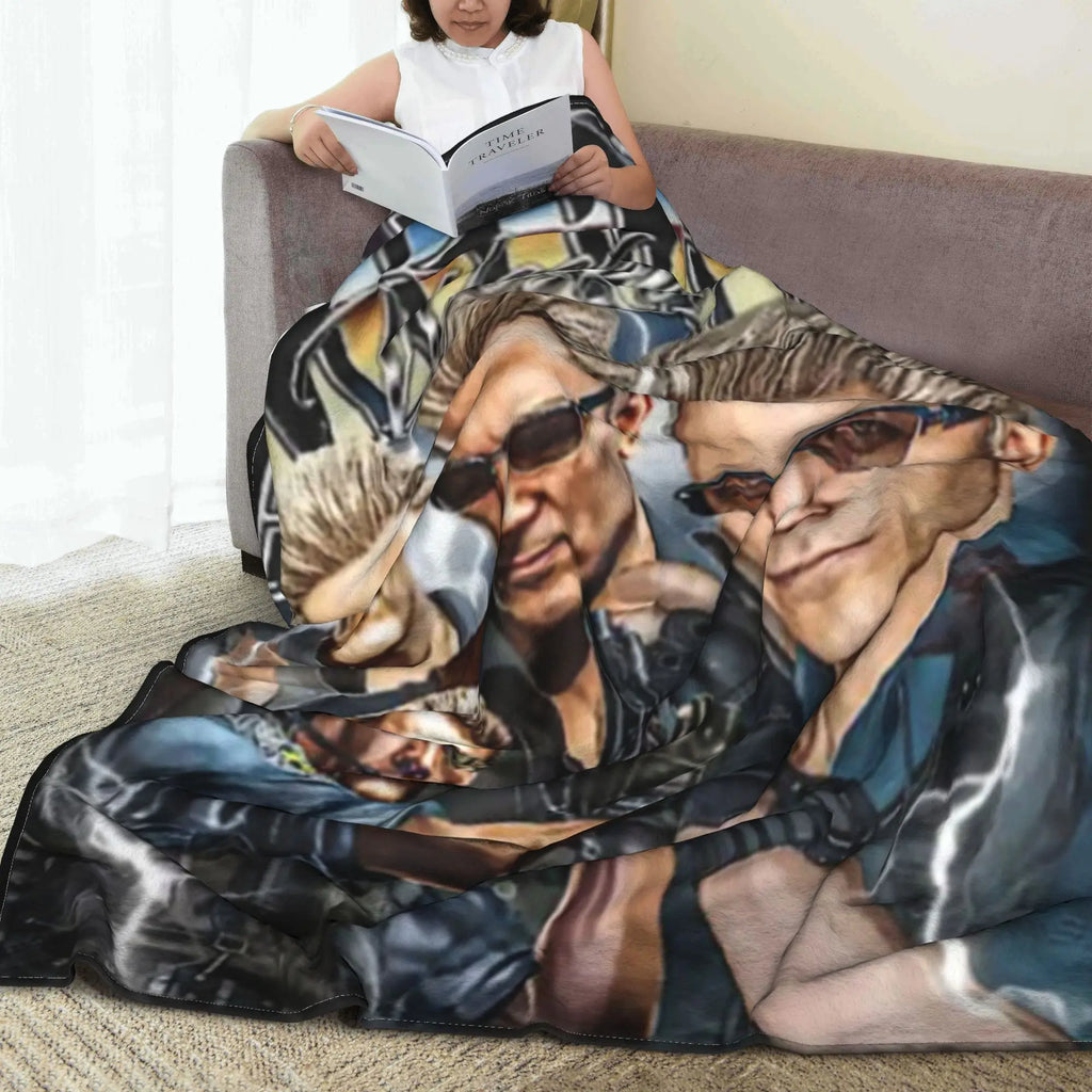 Albert Wesker Bootleg Blanket Warm Flannel Sofa Throw Blanket for Home Bedroom Outdoor Throws Bedspread Quilt