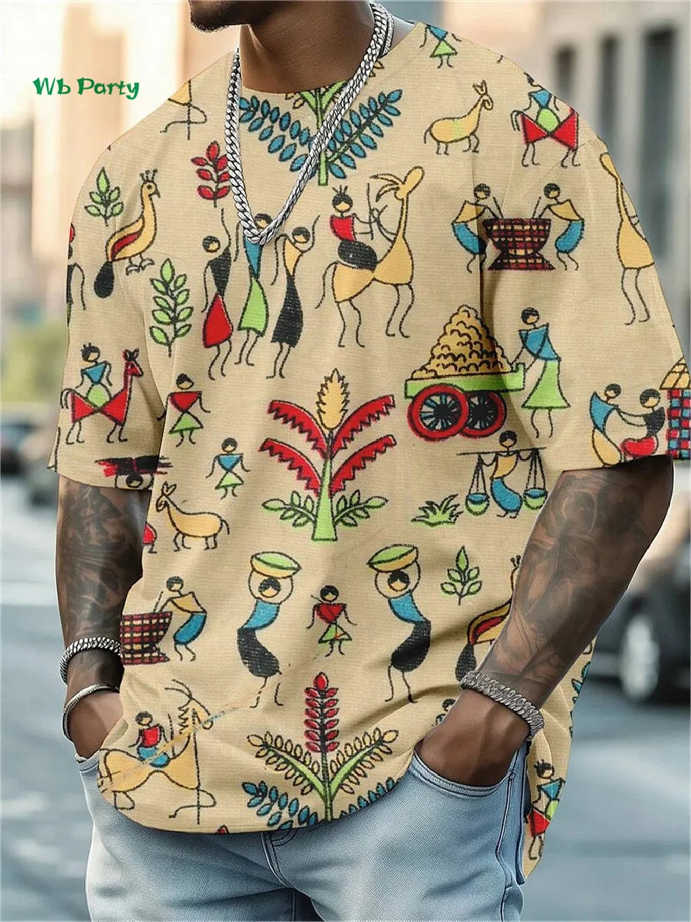 T-Shirt Chat 3D "Oversize"