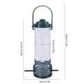 Dangling Bird Feeder Bird Food Dispenser Chew-Proof Bird Food Container & Dispenser Bird Feeding Tool for Home Garden Outside