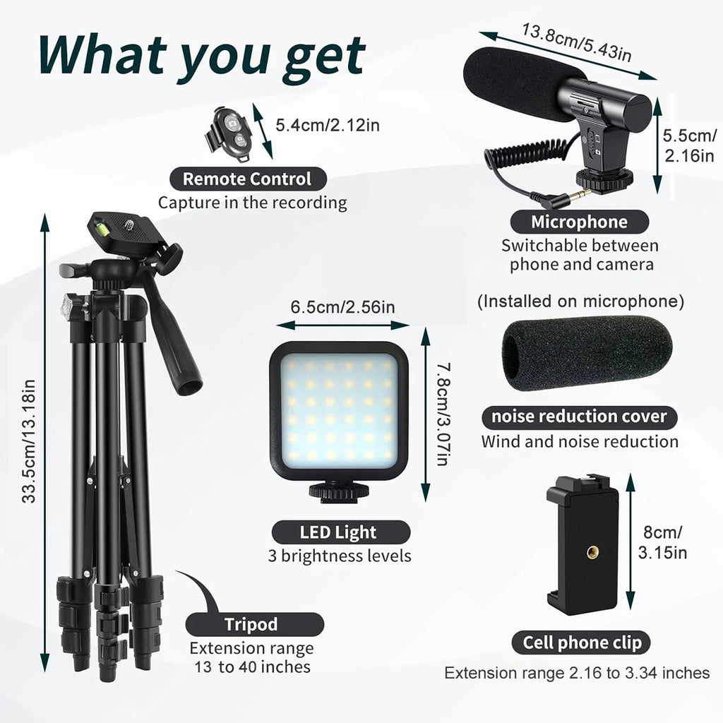 Kit Vlogging Professionnel MAMEN