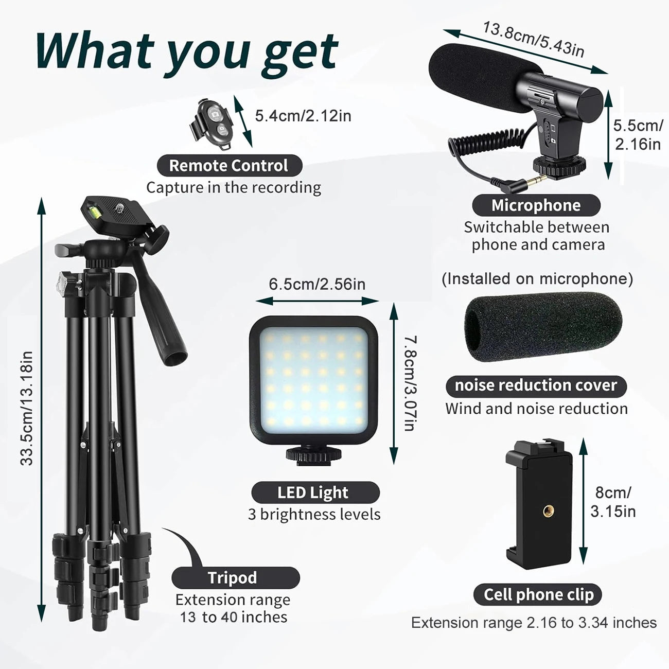Kit Vlogging Professionnel MAMEN