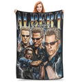 Albert Wesker Bootleg Blanket Warm Flannel Sofa Throw Blanket for Home Bedroom Outdoor Throws Bedspread Quilt