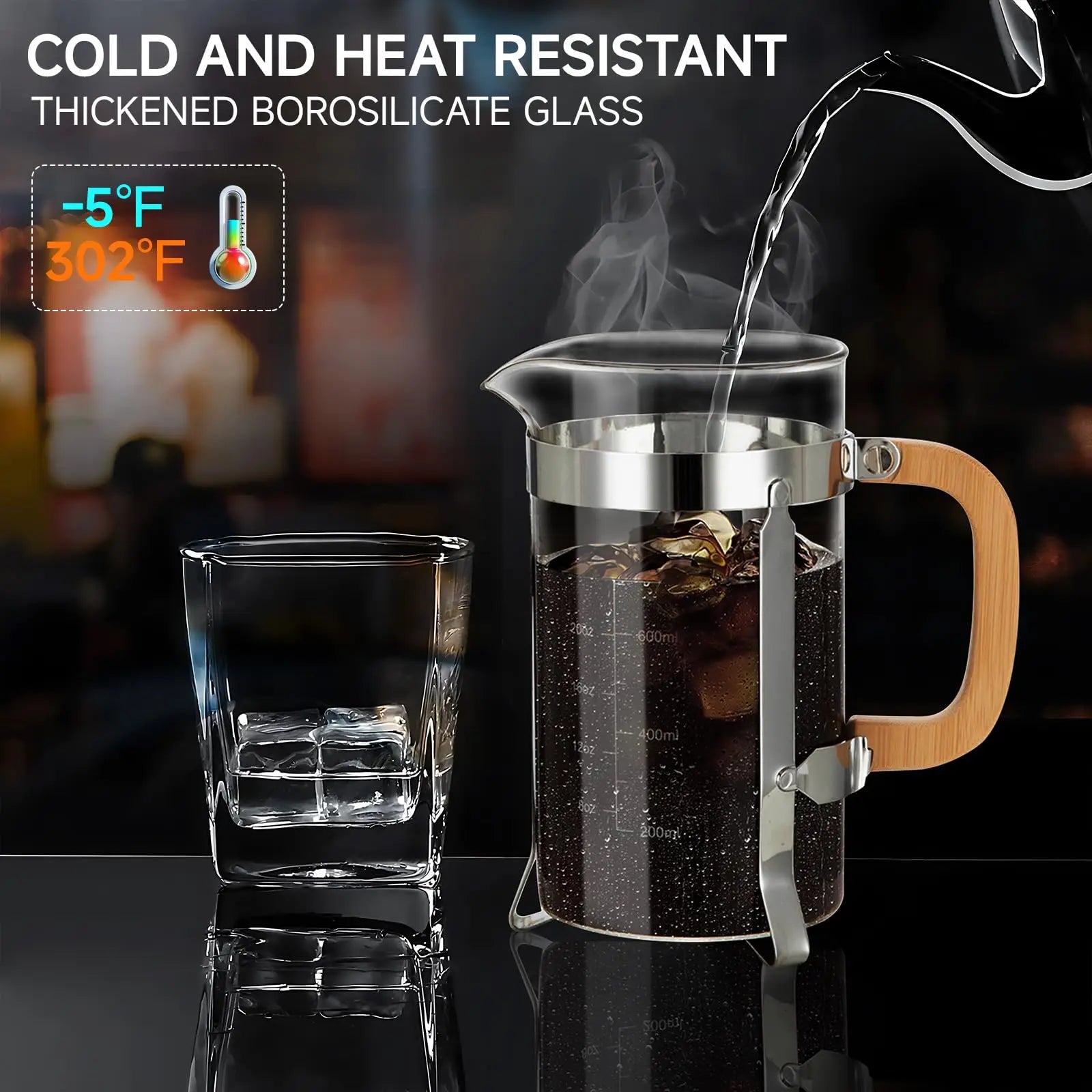 Cafetière French Press "Natural Design"
